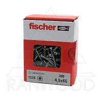 Шуруп для фасада Fischer FFSII-RT6 4,5х45, (300 шт)
