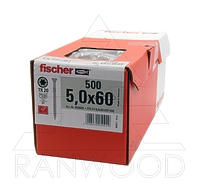 Шуруп для террас Fischer FTS-ST A2P 5,0х60, (500 шт)